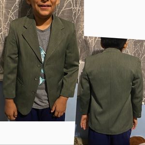 Boys green dress suit